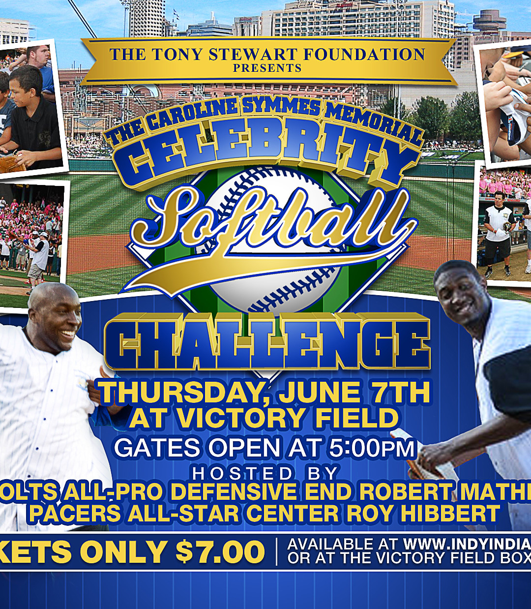 Caroline Symmes Celebrity Softball Event